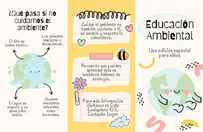 Ejemplo de un folleto